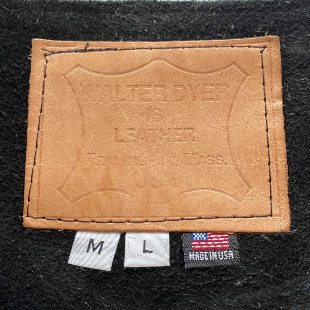 Unisex Leather Chaps from Walter Dyer Leather in Framingham, MA, size M/L - Picture 10 of 11